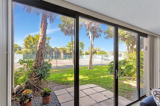 2831 SW 87th Ave Unit 702, Davie, FL 33328 - entryway with a textured ceiling