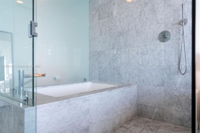 3131 NE 7th Ave Unit 1202, Miami, FL 33137 - full bathroom with a tile shower and a bath