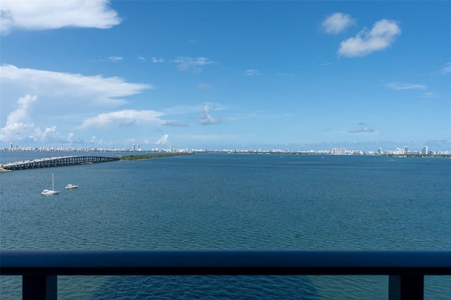 3131 NE 7th Ave Unit 1202, Miami, FL 33137 - water view featuring a notable bridge