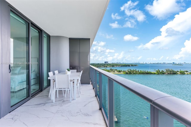 3131 NE 7th Ave Unit 1202, Miami, FL 33137 - balcony with a water view