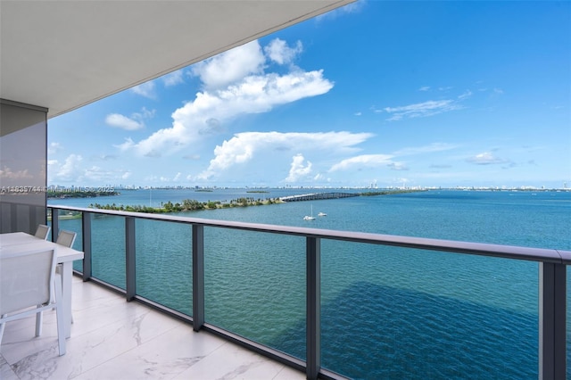 3131 NE 7th Ave Unit 1202, Miami, FL 33137 - balcony with a water view
