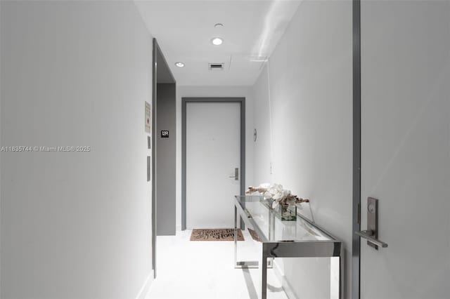 3131 NE 7th Ave Unit 1202, Miami, FL 33137 - hallway with recessed lighting