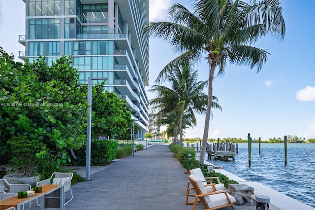3131 NE 7th Ave Unit 1202, Miami, FL 33137 - dock featuring a water view