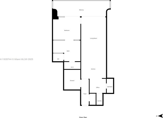 3131 NE 7th Ave Unit 1202, Miami, FL 33137 - view of floor plan / room layout