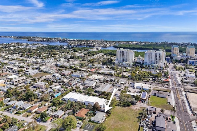 400 NE 2nd St, Boynton Beach, FL 33435 - aerial view of property and surrounding area with a nearby body of water