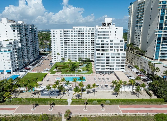 5005 Collins Ave Unit 815, Miami Beach, FL 33140 - view of urban area featuring a pool area