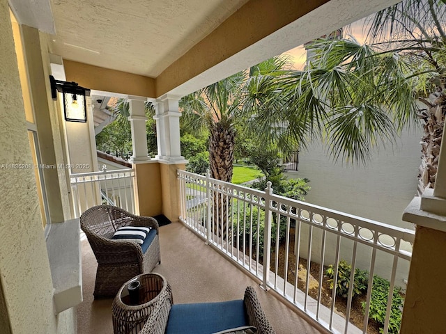 4126 Cascada Cir, Cooper City, FL 33024 - view of balcony at dusk