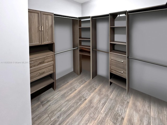 4126 Cascada Cir, Cooper City, FL 33024 - spacious closet featuring wood finished floors