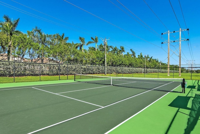 4126 Cascada Cir, Cooper City, FL 33024 - view of tennis court featuring community basketball court