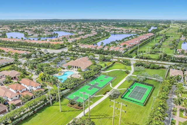 4126 Cascada Cir, Cooper City, FL 33024 - aerial view of residential area featuring a nearby body of water