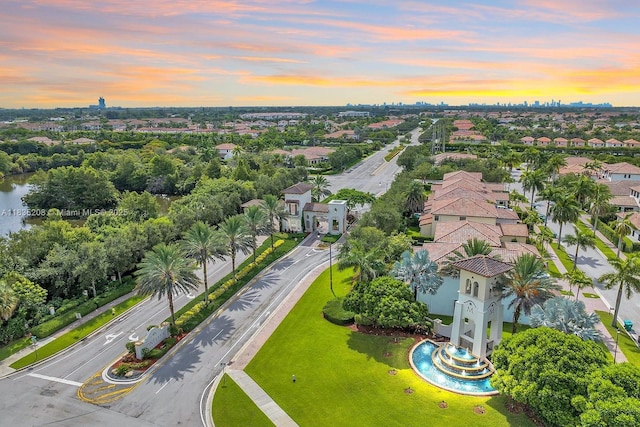 4126 Cascada Cir, Cooper City, FL 33024 - aerial view at dusk