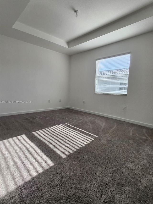 2693 SE 19th St, Homestead, FL 33035 - unfurnished room with carpet flooring and a raised ceiling