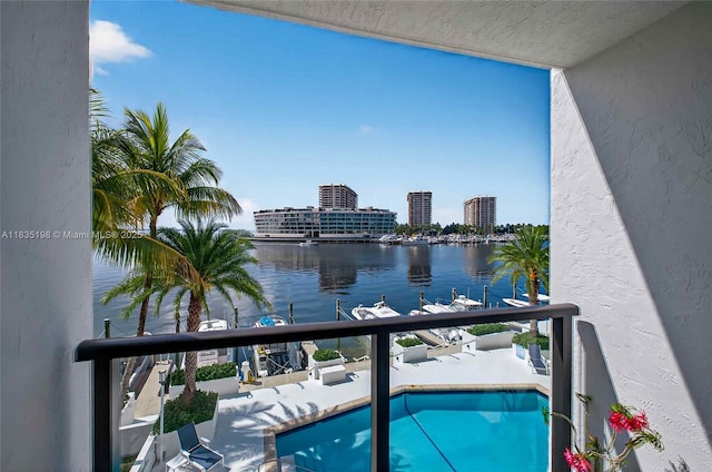 1600 S Bayshore Ln Unit 3A, Coconut Grove, FL 33133 - swimming pool with a water view