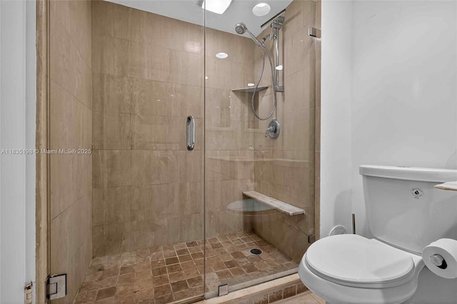 1600 S Bayshore Ln Unit 3A, Coconut Grove, FL 33133 - bathroom with a stall shower and toilet