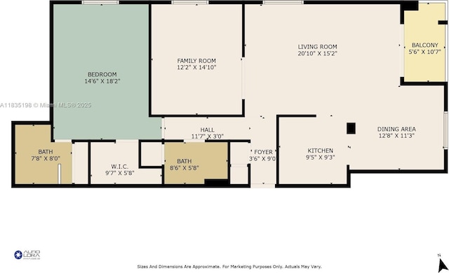 1600 S Bayshore Ln Unit 3A, Coconut Grove, FL 33133 - view of floor plan / room layout