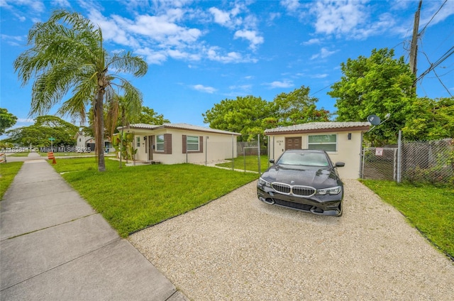 6044 Funston St, Hollywood, FL 33023 - view of front of home featuring stucco siding and a tile roof