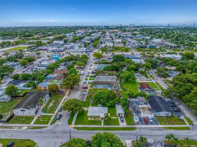 6044 Funston St, Hollywood, FL 33023 - aerial overview of property's location featuring nearby urban area