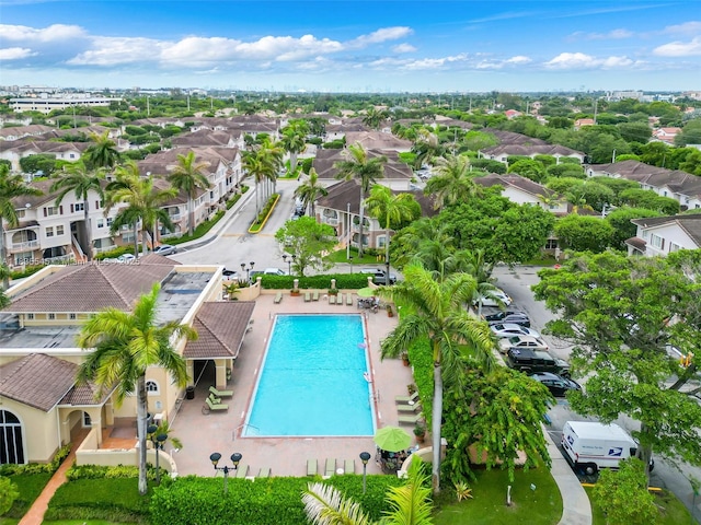 8956 W Flagler St Unit 203, Miami, FL 33174 - bird's eye view of a pool