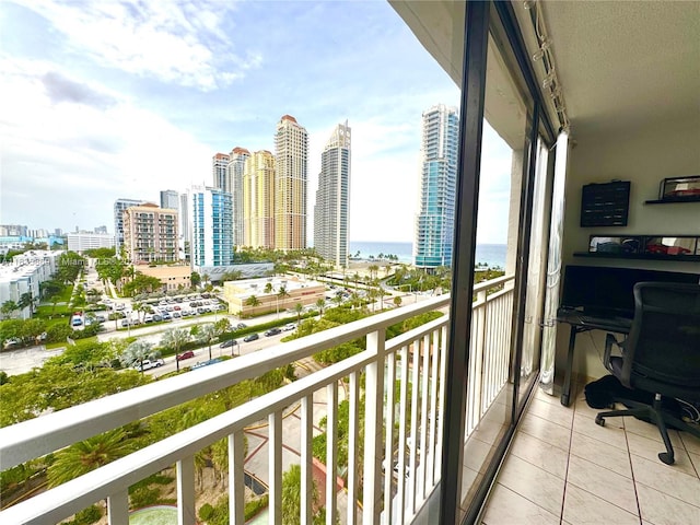 210 174th St Unit 1215, Sunny Isles Beach, FL 33160 - balcony with a view of city