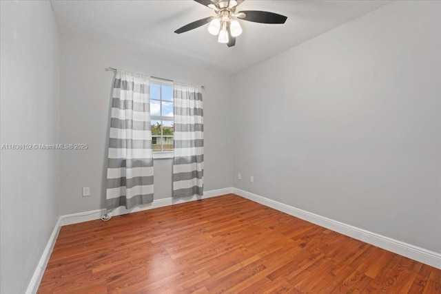 12720 SW 49th Ct, Miramar, FL 33027 - unfurnished room featuring wood finished floors and ceiling fan