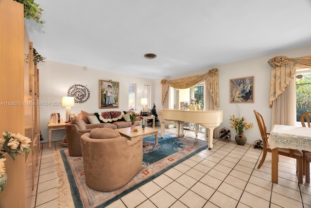 15340 SW 82nd Ave, Palmetto Bay, FL 33157 - living area featuring light tile patterned floors