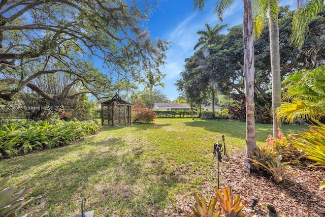 15340 SW 82nd Ave, Palmetto Bay, FL 33157 - view of green lawn featuring a gazebo