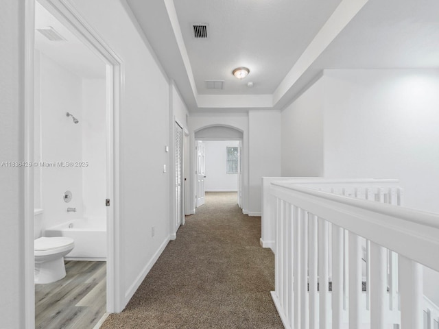 1456 SE 26th Ave, Homestead, FL 33035 - hall with carpet floors and arched walkways
