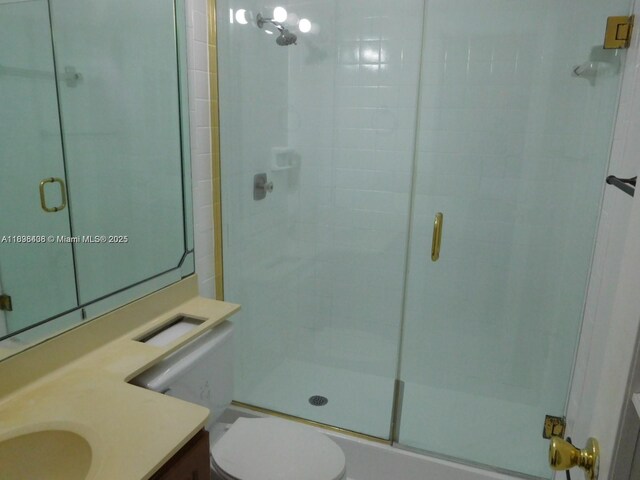 323 Ives Dairy Rd Unit 323-06, Miami, FL 33179 - bathroom with vanity and a shower stall
