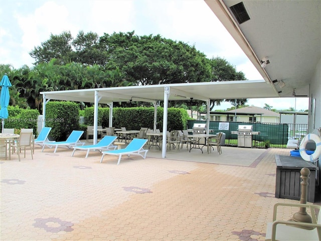 14529 Canalview Dr Unit B, Delray Beach, FL 33484 - view of patio featuring area for grilling