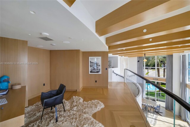 1331 Brickell Bay Dr Unit Bl-21, Miami, FL 33131 - corridor with an upstairs landing