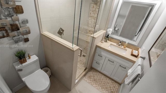 9099 NW 47th Ct, Coral Springs, FL 33067 - bathroom featuring vanity and a stall shower