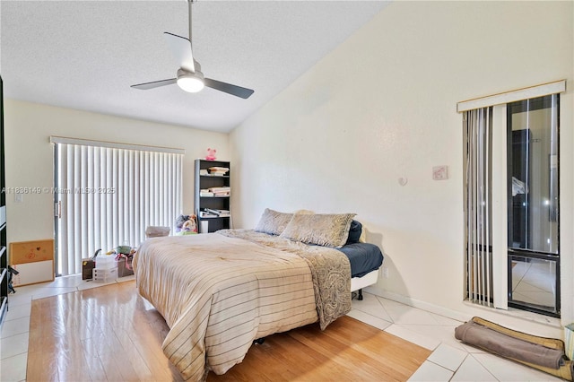 8250 NW 51st Ct, Lauderhill, FL 33351 - tiled bedroom featuring a ceiling fan
