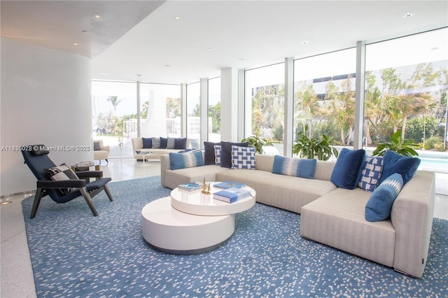 16901 Collins Ave Unit 2702, Sunny Isles Beach, FL 33160 - lobby featuring a wall of windows