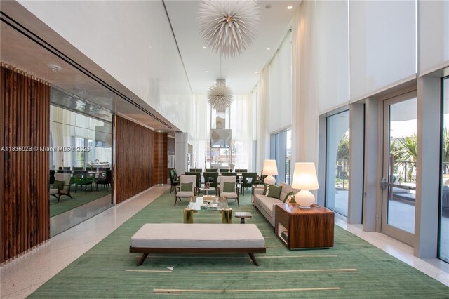 16901 Collins Ave Unit 2702, Sunny Isles Beach, FL 33160 - lobby featuring a high ceiling