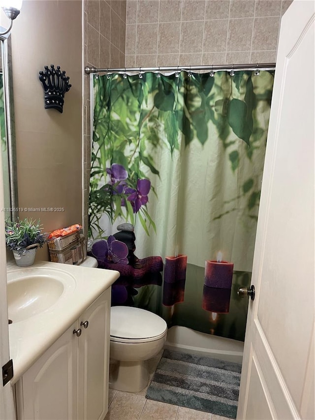 18122 NW 91st Ct, Hialeah, FL 33018 - full bathroom with vanity and tile patterned flooring