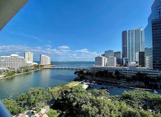 495 Brickell Ave Unit 1205, Miami, FL 33131 - water view with nearby urban area