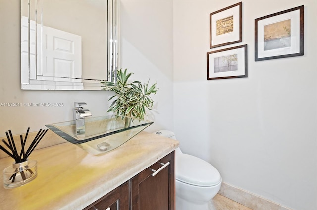 5194 NW 106th Ave, Doral, FL 33178 - half bath with vanity and tile patterned flooring