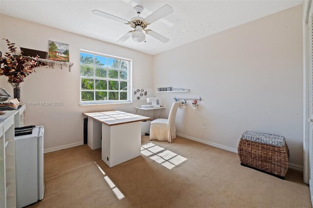 5194 NW 106th Ave, Doral, FL 33178 - office space with light colored carpet and a ceiling fan