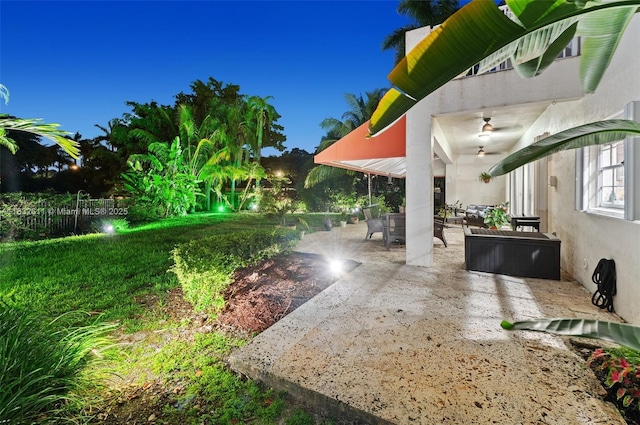 5194 NW 106th Ave, Doral, FL 33178 - view of yard featuring a patio area and outdoor dining space