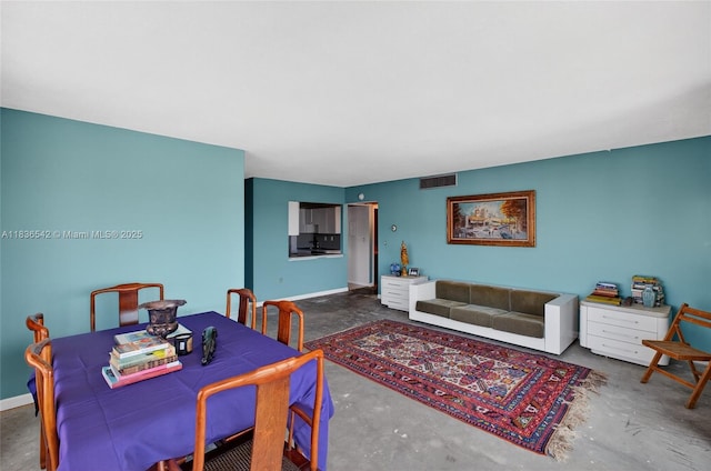 11111 Biscayne Blvd Unit 2100, Miami, FL 33181 - dining room featuring unfinished concrete flooring