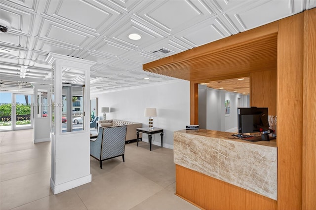 11111 Biscayne Blvd Unit 2100, Miami, FL 33181 - welcome area featuring an ornate ceiling