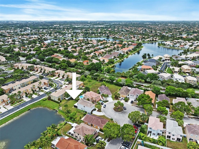 15376 NW 14th Mnr, Pembroke Pines, FL 33028 - aerial view of property's location featuring nearby suburban area and a large body of water