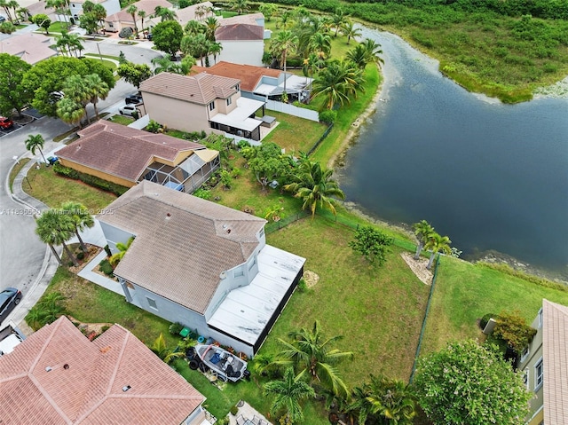 15376 NW 14th Mnr, Pembroke Pines, FL 33028 - aerial perspective of suburban area featuring a nearby body of water