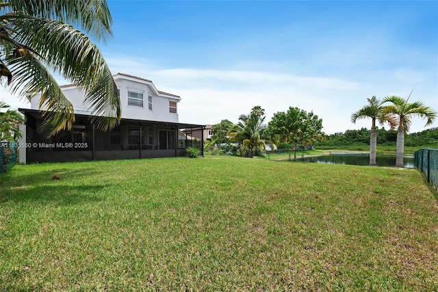 15376 NW 14th Mnr, Pembroke Pines, FL 33028 - view of yard with a water view