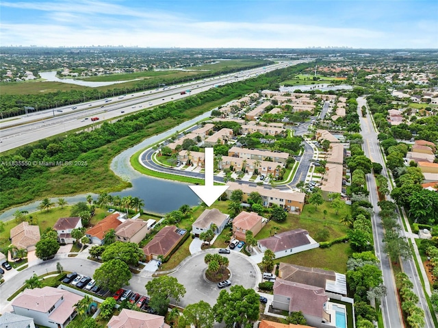 15376 NW 14th Mnr, Pembroke Pines, FL 33028 - aerial overview of property's location featuring nearby suburban area