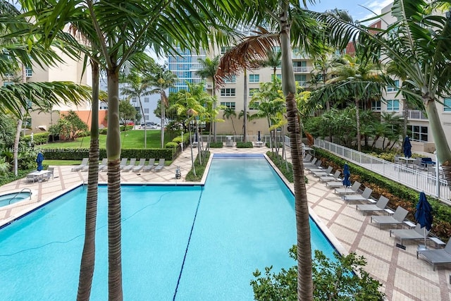 2000 N Bayshore Dr Unit 203, Miami, FL 33137 - community pool with a patio area