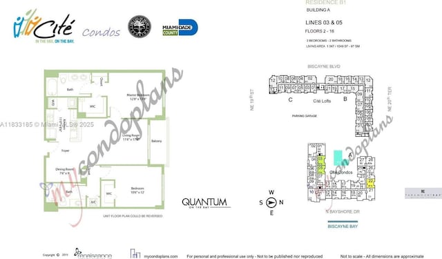 2000 N Bayshore Dr Unit 203, Miami, FL 33137 - view of home floor plan