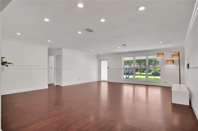 4721 W Park Rd, Hollywood, FL 33021 - spare room with crown molding and recessed lighting