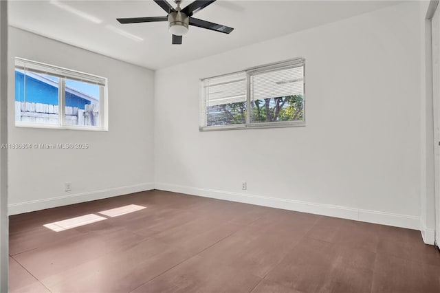 4721 W Park Rd, Hollywood, FL 33021 - unfurnished room with ceiling fan and baseboards