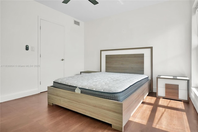 4721 W Park Rd, Hollywood, FL 33021 - bedroom with wood finished floors and a ceiling fan